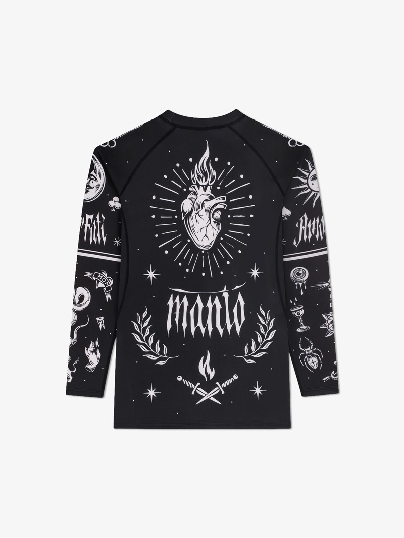MANTO Amor Fati RASHGUARD-black